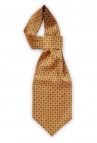 Schal-Krawatte goldgelb...