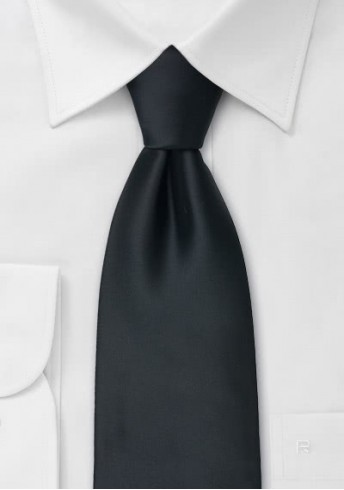 Moulins XXL-Krawatte in schwarz Moulins XXL-Krawatte in schwarz
