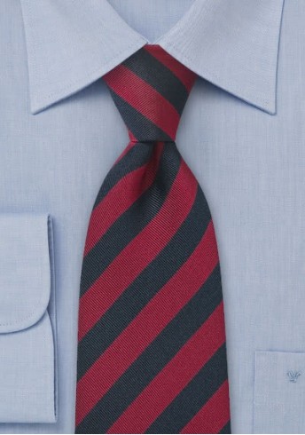 Krawatte navy rot