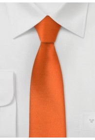 Schmale Krawatte in orange