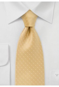 Pünktchen-Krawatte gelb
