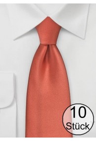 Modische Krawatte orangerot...