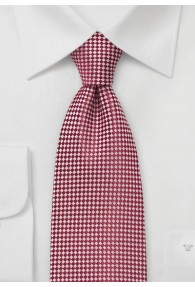 Krawatte Karo-Oberfläche rot