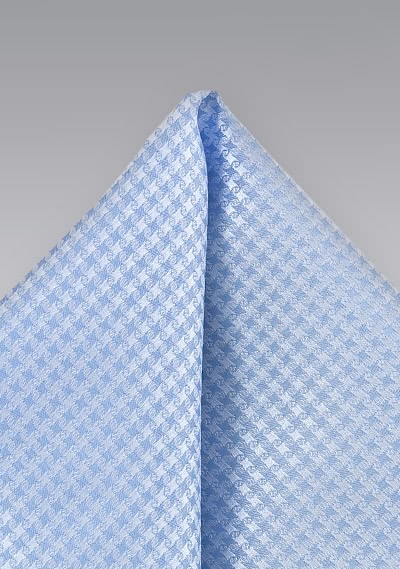 Herren-Einstecktuch Struktur-Pattern taubenblau