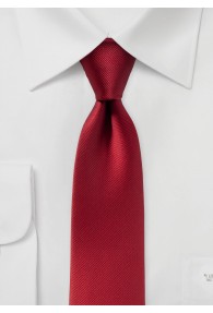 Krawatte einfarbig sherryrot
