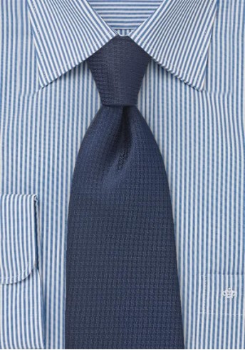 Krawatte navy Netz-Pattern Krawatte navy Netz-Pattern
