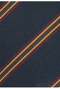 Klassische XXL Club-Krawatte dunkelblau