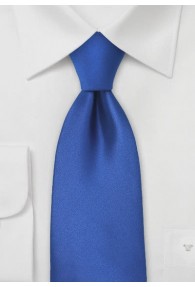Clip-Krawatte königsblau einfarbig