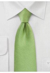 Mikrofaser-Krawatte monochrom grün