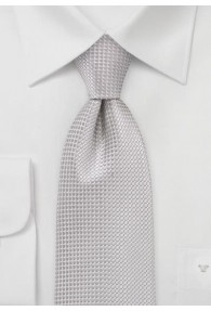 Krawatte strukturiert silbergrau fast metallisch glänzend