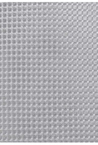 Krawatte strukturiert silbergrau fast metallisch glänzend