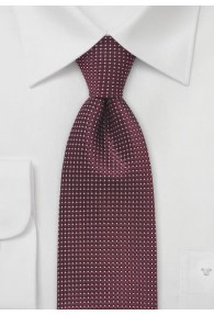 Krawatte strukturiert bordeaux fast metallartig