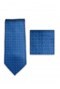 Tuch und Krawatte blau...