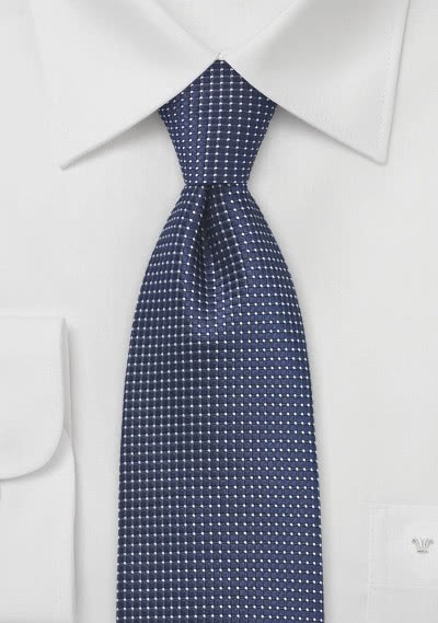 Krawatte strukturiert dunkelblau fast metallisch