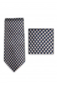 Krawatte Set Gitter-Dessin...