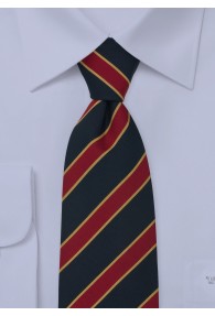Bristol Clip-Krawatte peacoat-blau, rot/gold