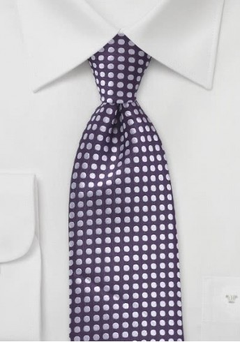 Krawatte Punkt-Dessin violett