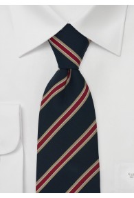 Cambridge Krawatte navy/gold/rot