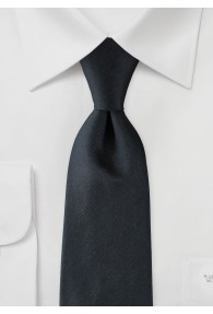 Krawatte schwarz matt strukturiert