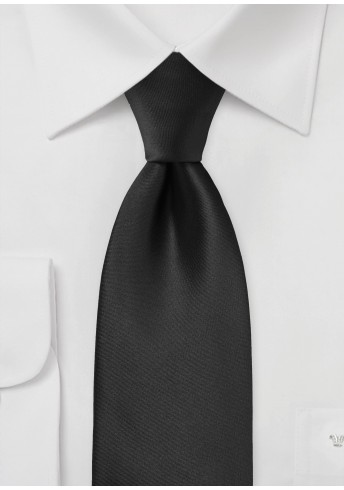 Krawatte Satin schwarz