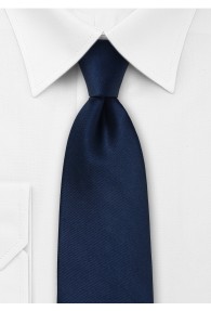 Krawatte Satin dunkelblau