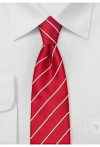Krawatte schmal  in rot
