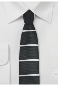 Krawatte schlank waagerecht gestreift