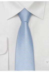 Rimini Kinder-Krawatte eisblau/weiß