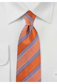 XXL Krawatte kupfer-orange...