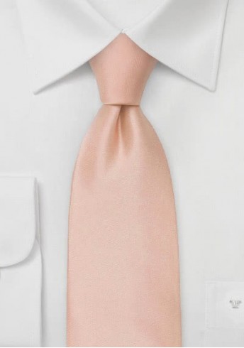 Krawatte in apricot-rosa