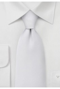 Anwaltskrawatte Clip Luxury in weiß
