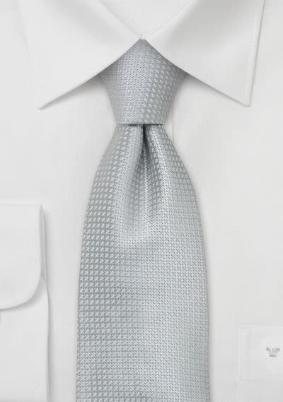 Clip-Krawatte Struktur silber