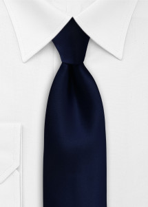 Dunkelblaue Kinder-Krawatte (Mikrofaser)