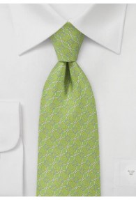 Krawatte gewundene Bänder hellgrün