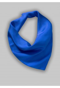Damenhalstuch Seide ultramarinblau unifarben