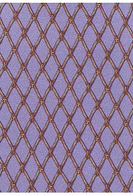 Kravatte violett Gitter-Struktur