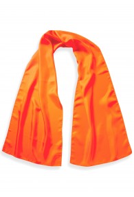 Damenschal Seide orange