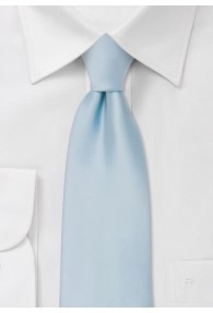 Krawatte monochrom Poly-Faser hellblau
