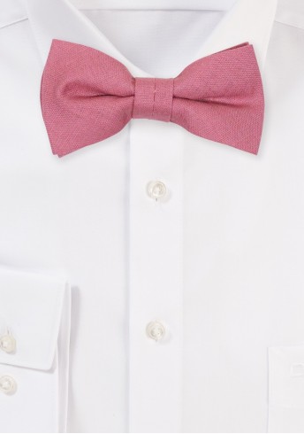 Leinen Fliege für Kinder in Blass Violettrot