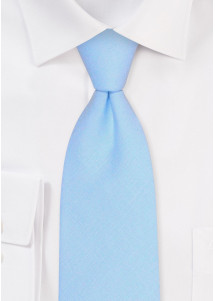 Leinenkrawatte für Kinder in Hellblau