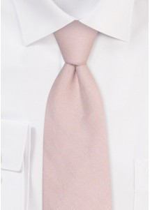 Leinenkrawatte für Kinder in Sandbeige