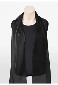 Schwarzer Damenschal Chiffon
