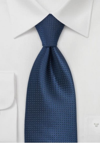 XXL-Krawatte monochrom nachtblau