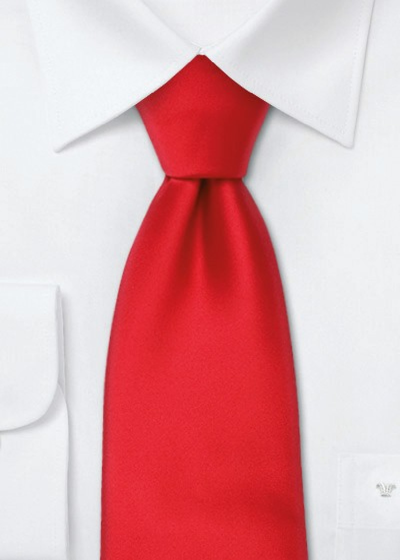 Kinder Krawatte in Farbe hellrot