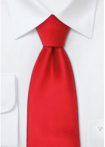 Kinder Krawatte in Farbe hellrot
