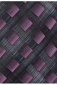 Krawatte Viereck-Stil violett