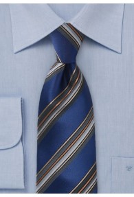 Kravatte Streifendesign blau