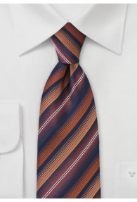 Krawatte extrovertierte Linien orange