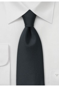 Krawatte feingerippte Oberfläche schwarz