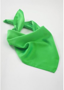 Damenschal auffälliges Grün Mikrofaser einfarbig